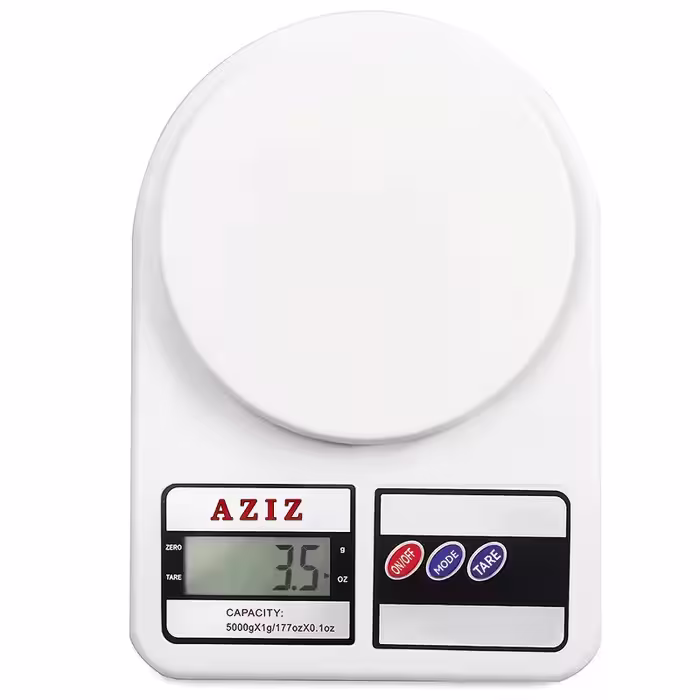 ترازوی آشپزخانه الکترونیک
مدل SF-400  AZIZ


