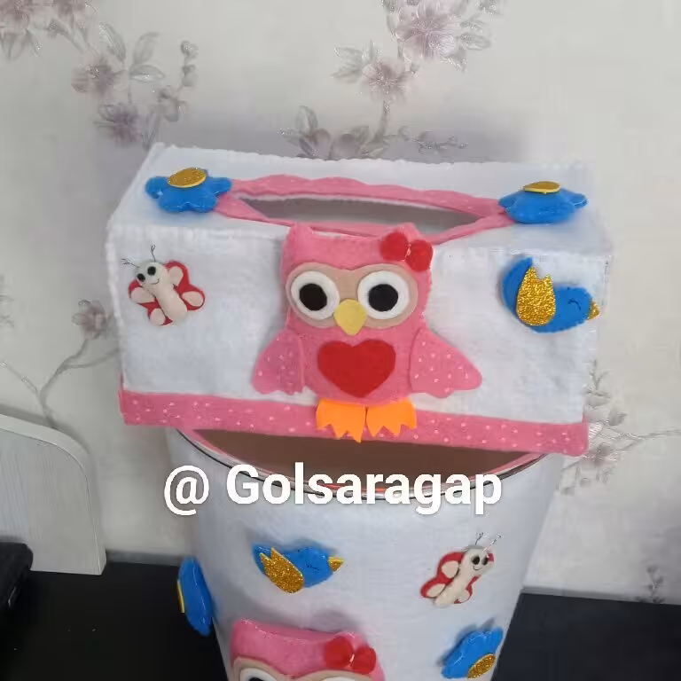 جا دستمال وسطل