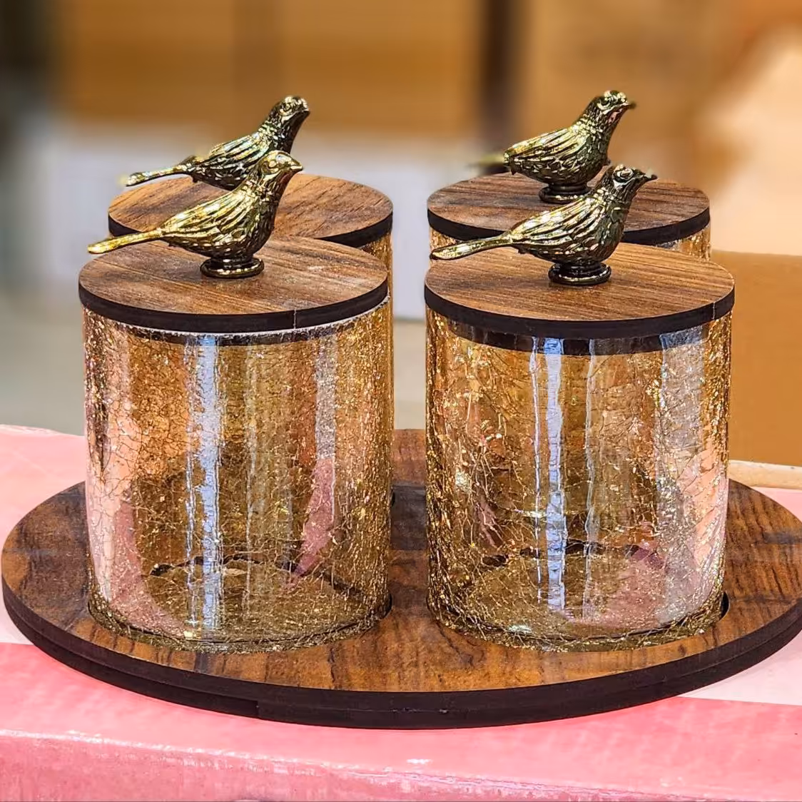 پا سماری 4 تایی   درب گنجشکی زیره چوبی ضد آب  شیشه ابگز  درب چوبی 