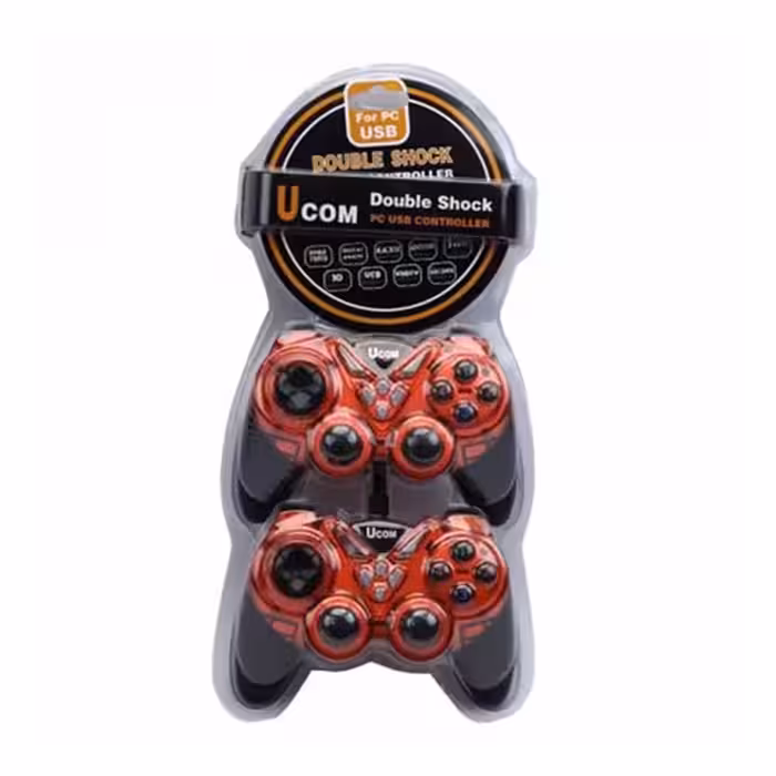 دسته بازی دوبل شوکدار سیمی Ucom UC9102