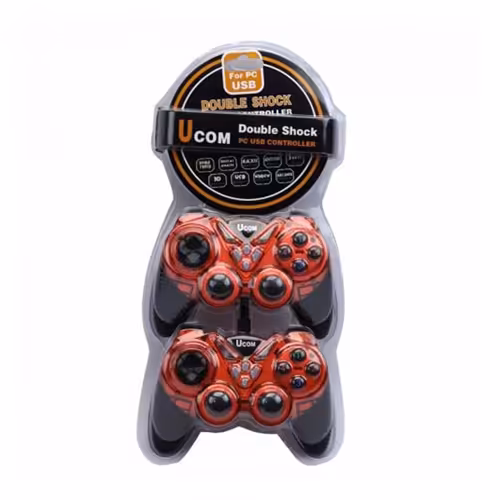 دسته بازی دوبل شوکدار سیمی Ucom UC9102