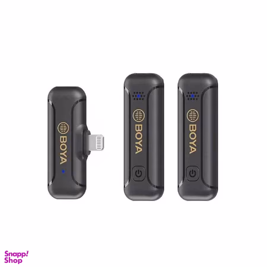 میکروفون بی‌ سیم یقه‌ ای بویا مدل BY-WM3T2-D2