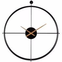 ساعت دیواری فلزی BERLIN کد M-18021 رنگ BLACK