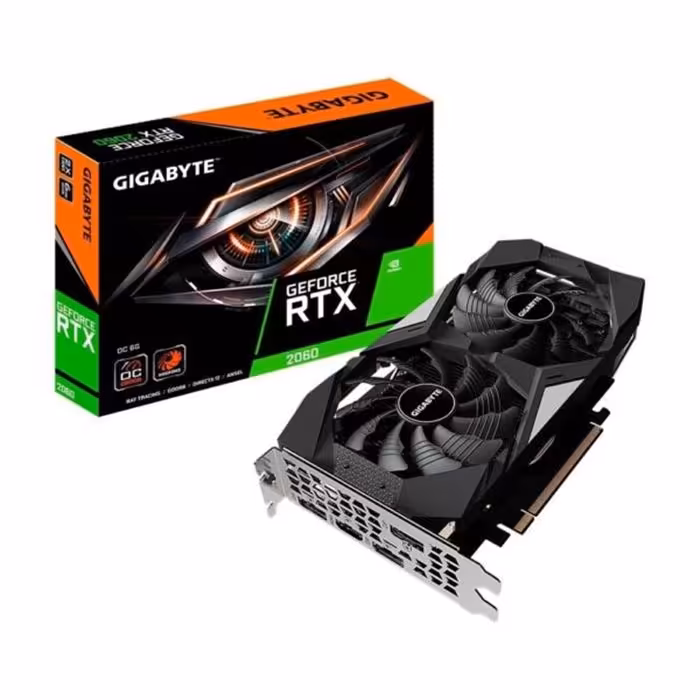 کارت گرافیک گیگابایت GeForce RTX 2060 WINDFORCE OC 6G