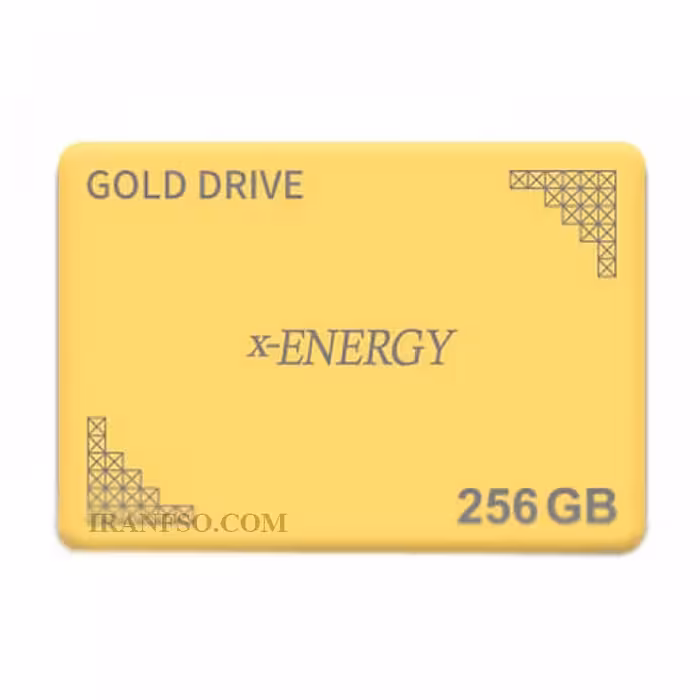 هارد SSD لپ تاپ 256 گیگابایت X-ENERGY Sata 2.5Inch Gold یکسال گارانتی