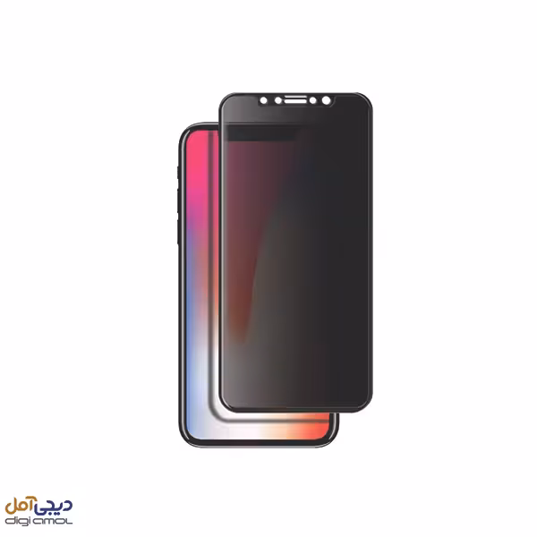 محافظ صفحه نمایش شیشه ای مدل Privacy  آیفون X