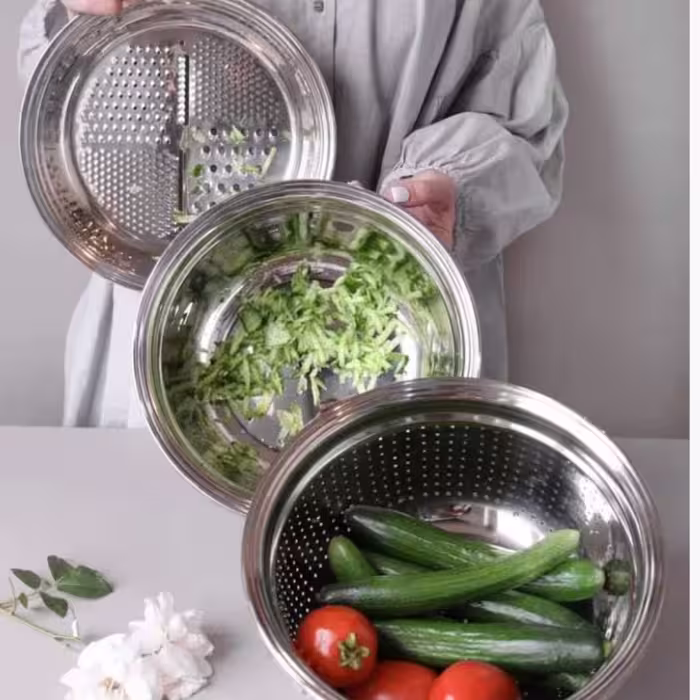 ابکش و لگن رنده ای