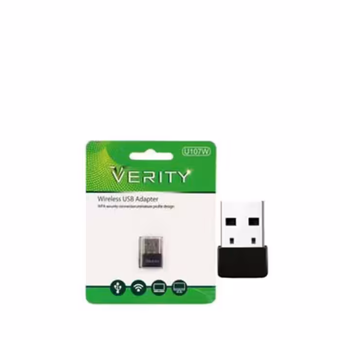 کارت شبکه USB بیسیم ورایتی مدل Verity U107W