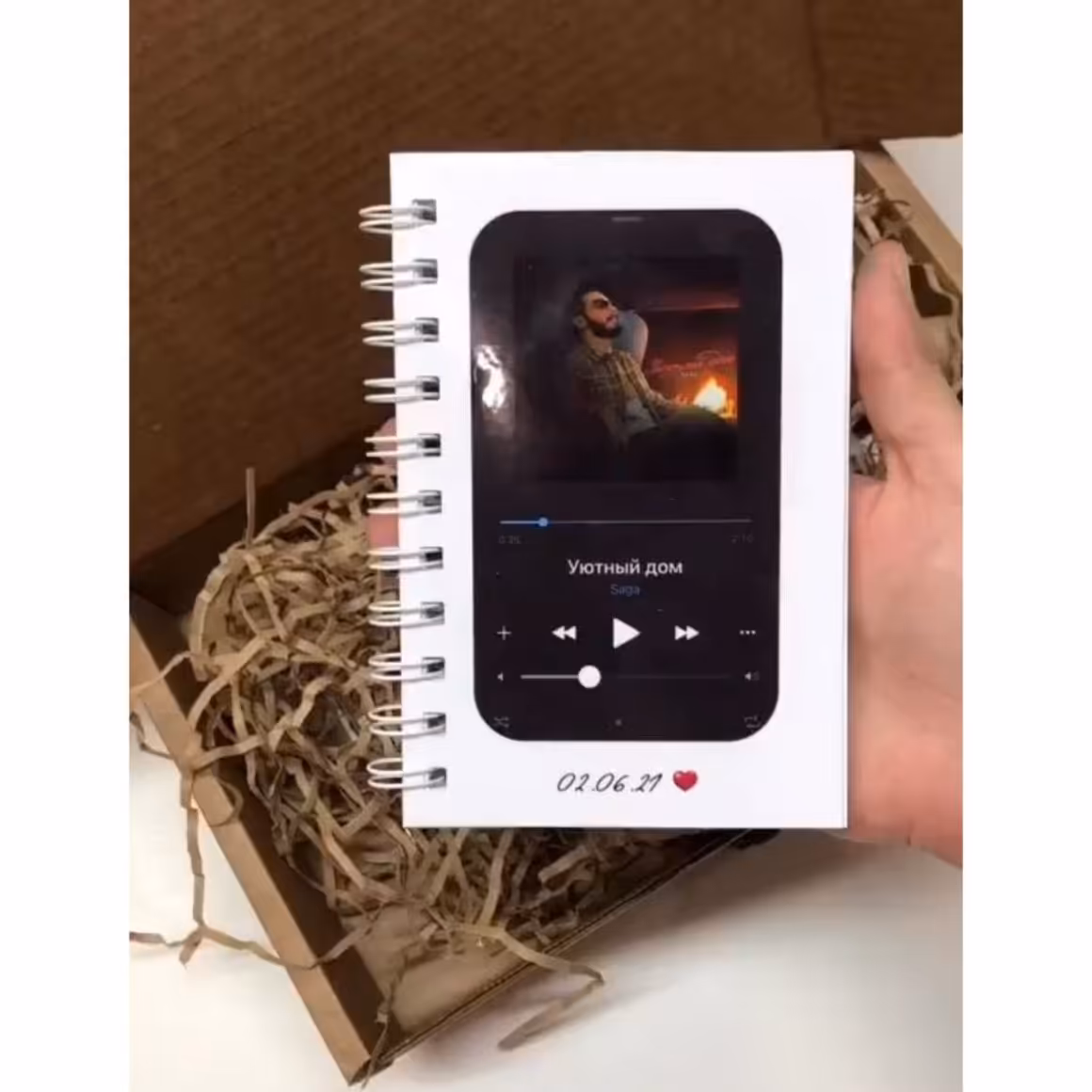 دفترچه سیمی عشق ابعاد 10 در 15  سی صفحه