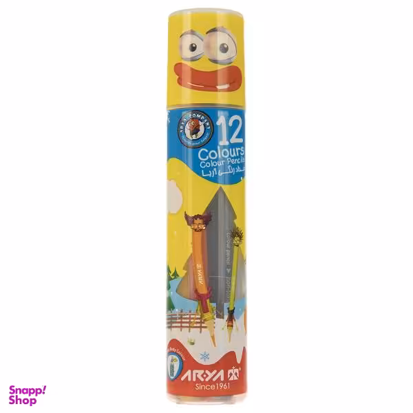 مداد رنگی 12 رنگ آریا مدل 3051