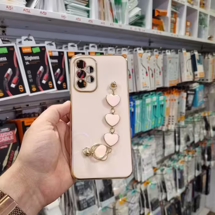 قاب گوشی Galaxy A23 4G سامسونگ طرح مای کیس قلبی آویزدار