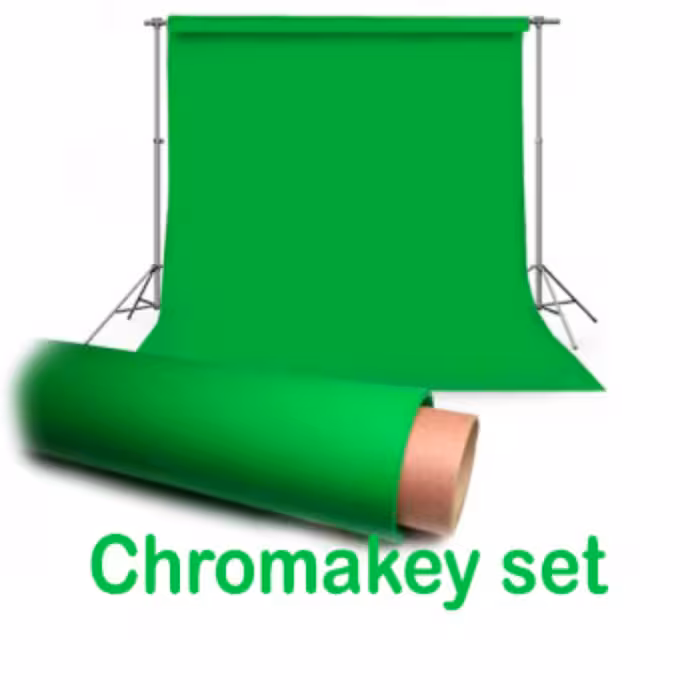 پرده سبز کروماکی 250 در 400 سانتیمتر  (پس کرایه)