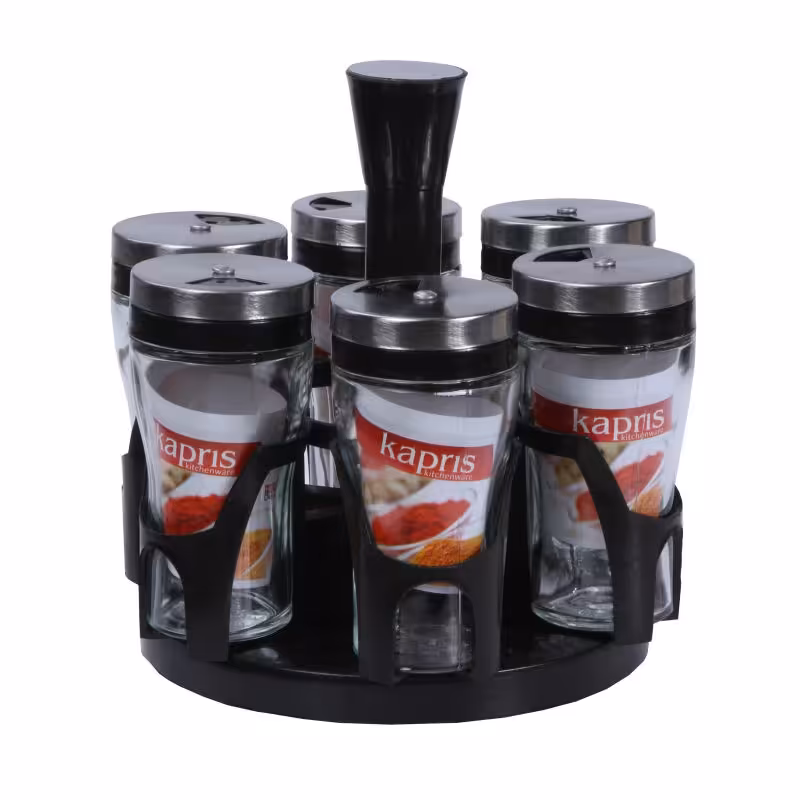 ادویه پاش هفت پارچه گردان مدل کاپریس