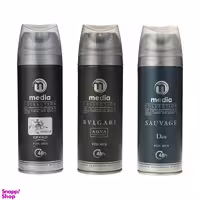 اسپری مردانه مدیا (Media) حجم 200 میلی‌‌لیتر بسته 3 عددی