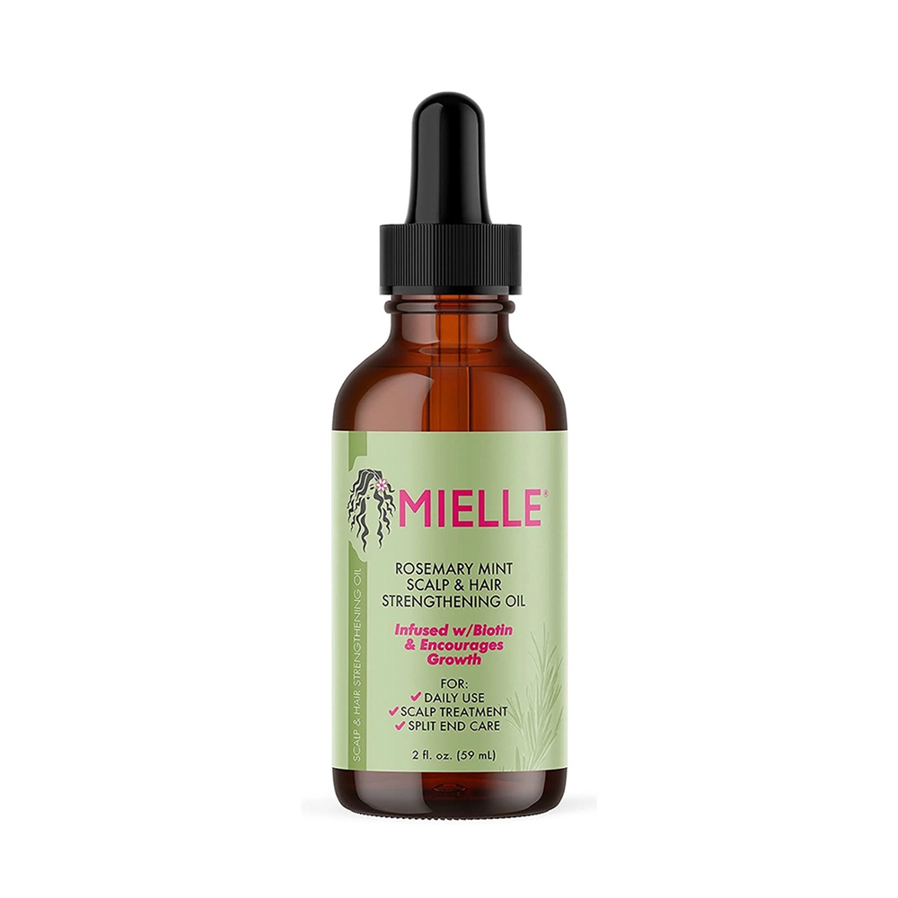 روغن ضد ریزش پوست سر مو رزماری نعناع میله Mielle Rosemary Mint Scalp & Hair Strengthening Oil