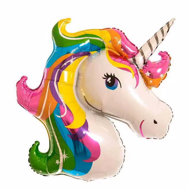 بادکنک فویلی اسب تک شاخ