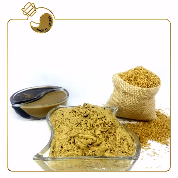 حلوا راشی حلوا ارده کنجد دزفول خرمایی (800گرم) حلوا راشی یا حلوا سیلونی سنتی سوغات دزفول