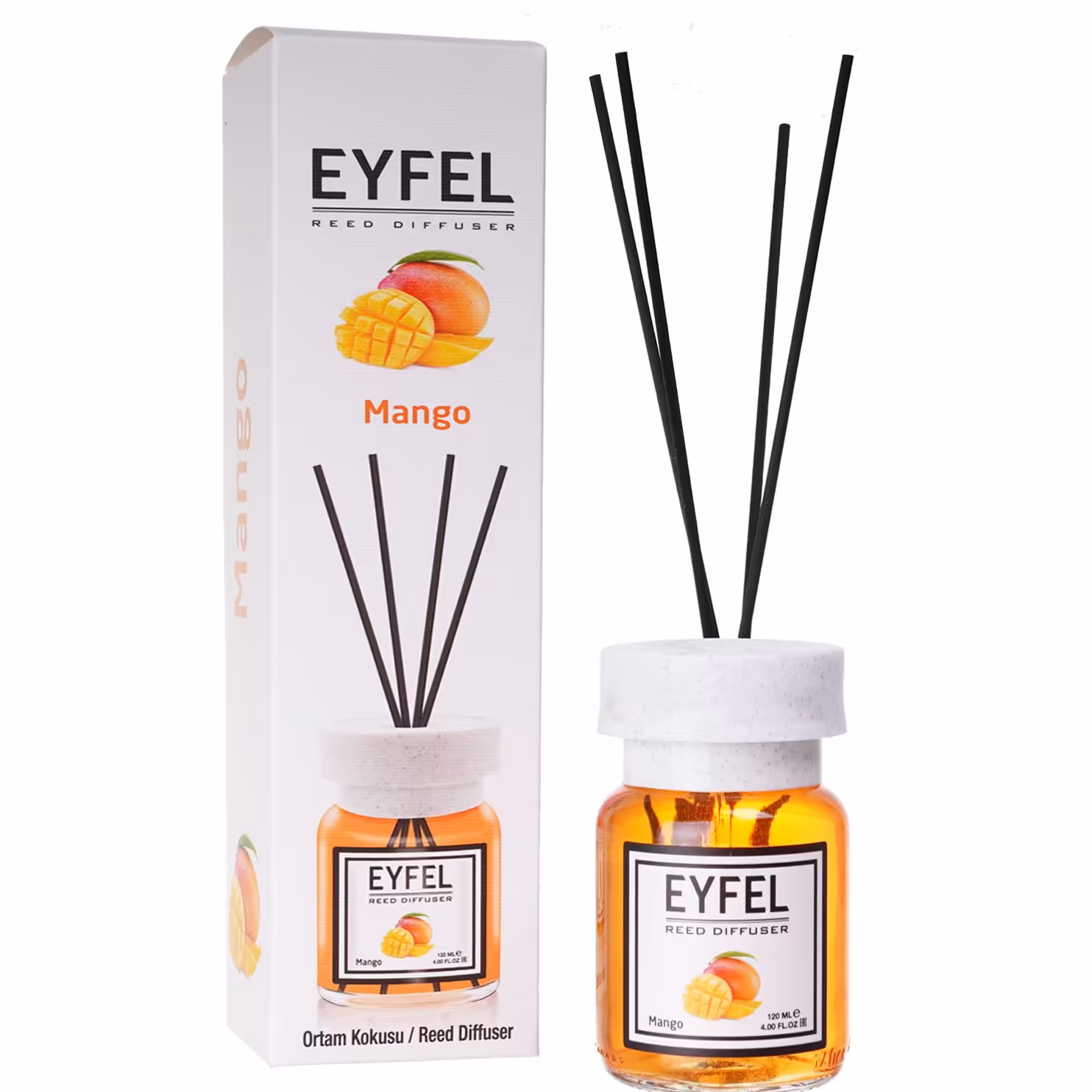 خوشبو کننده هوا ایفل اورجینال رایحه انبه mango  حجم 120میلی لیتر فروشگاه چترا 