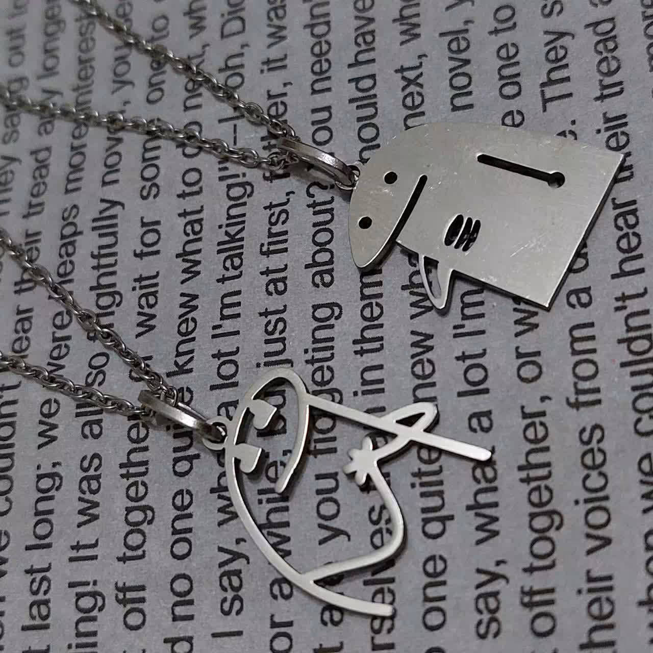 گردنبند ست میقولی استیل