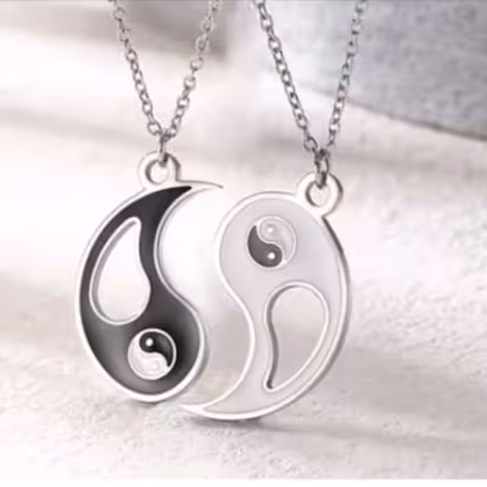 ست گردنبند دو عددی یین یانگ