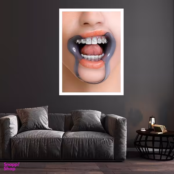 تابلو بکلیت طرح ارتودنسی و دندانپزشکی مدل قاب شاسی W-S9429