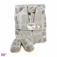 سرویس حوله پالتویی 2 تکه ترک آز طرح ویتوریا سایز 125