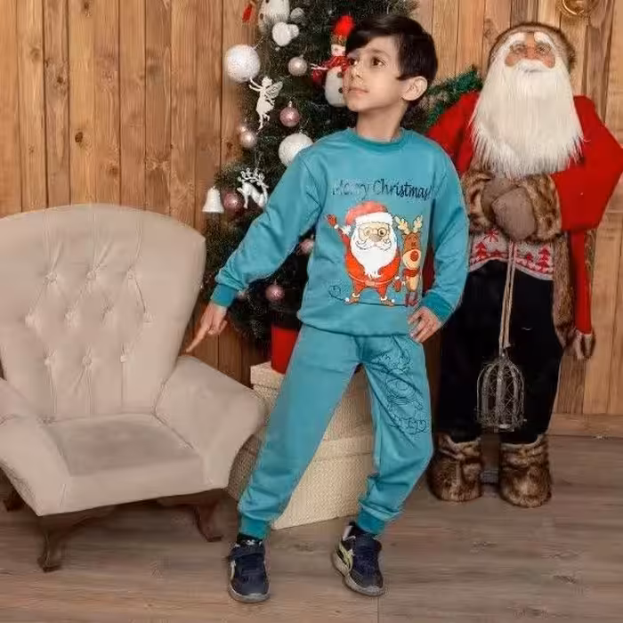 بلوز شلوار. ست پسرانه. پارچه اسپان درجه یک. رنگبندی متنوع 