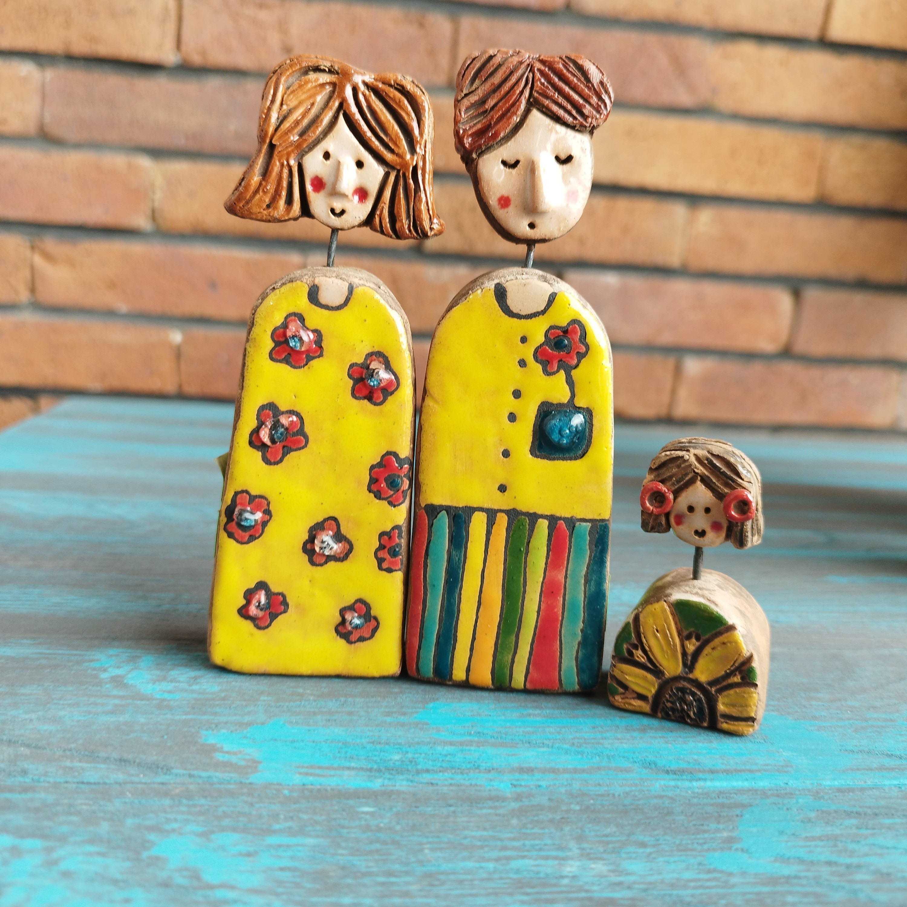 مجسمه های خانواده خوشبخت