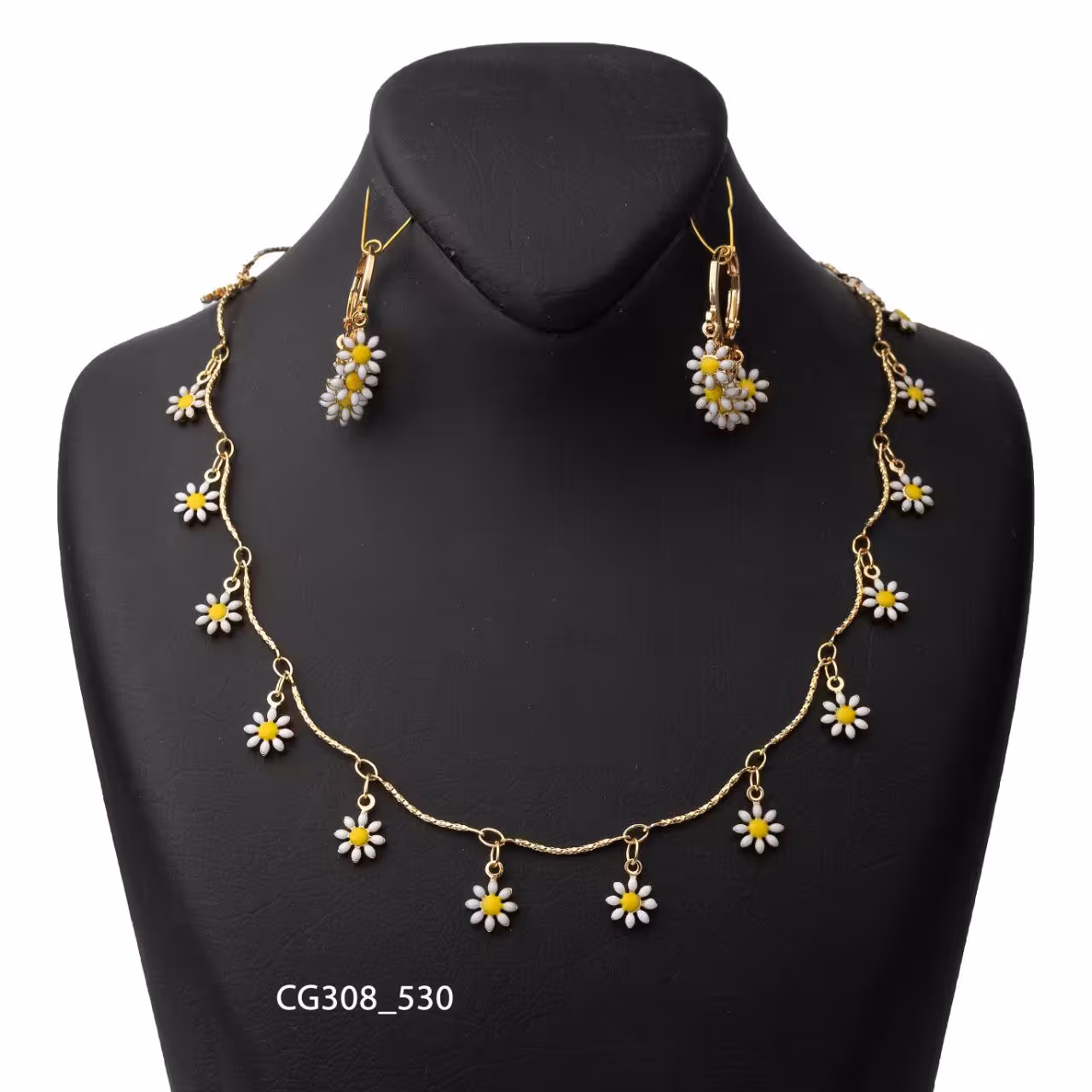 سرویس برند ysx دستبند و گوشواره و گردنبند رنگ ثابت کار خارجی  کد13