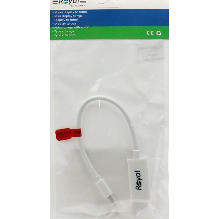 کابل تبدیل تصویر Mini Display to hdmi