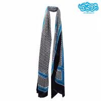شال طرح عربی مدل فلسطینی آبی