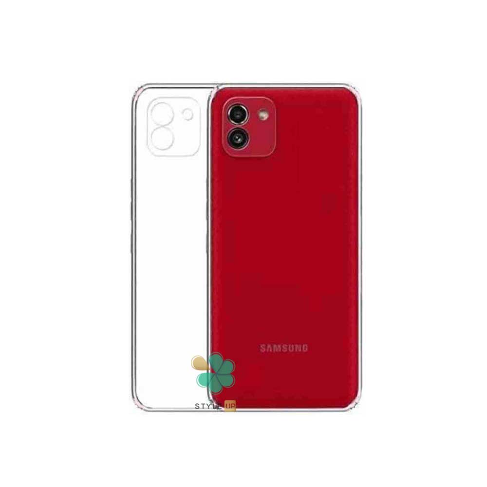 قاب گوشی ژله ای محافظ لنز دار مناسب سامسونگ Galaxy A03