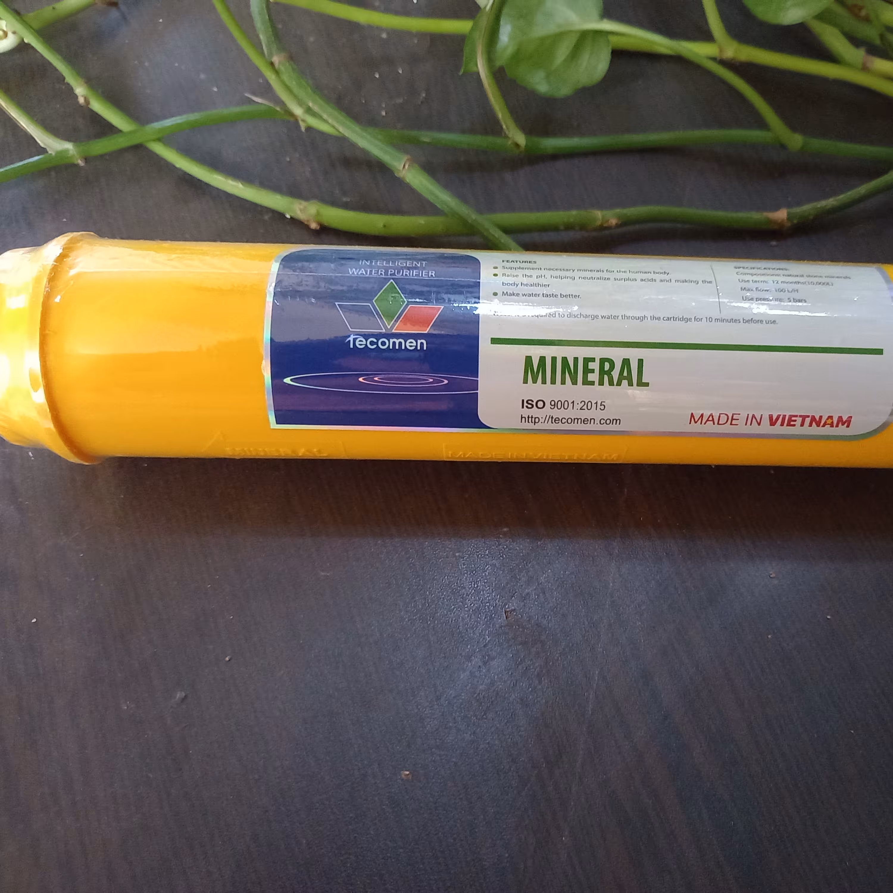 فیلتر مینرال 10 اینچی اورجینال دستگاه تصفیه آب محصول شرکت تکومن ویتنام 