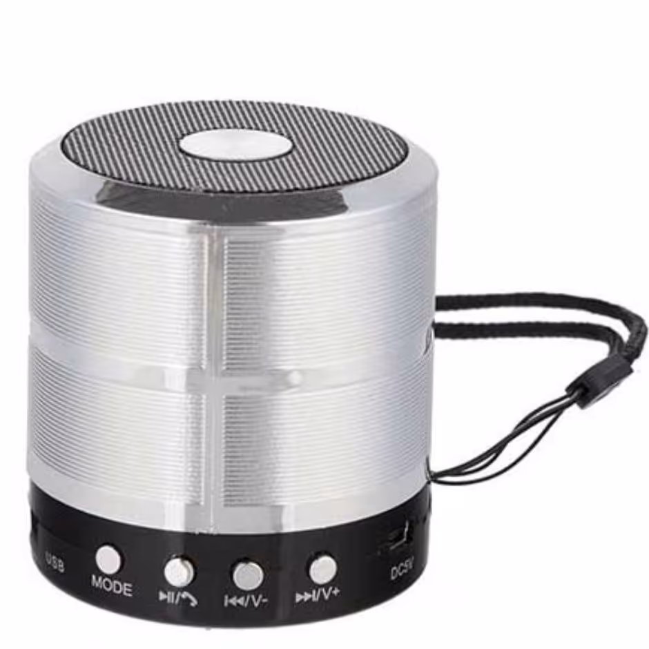 اسپیکر مینی
مدل ws 887
اسپیکر بلوتوثی 
رم خور وفلش خور
