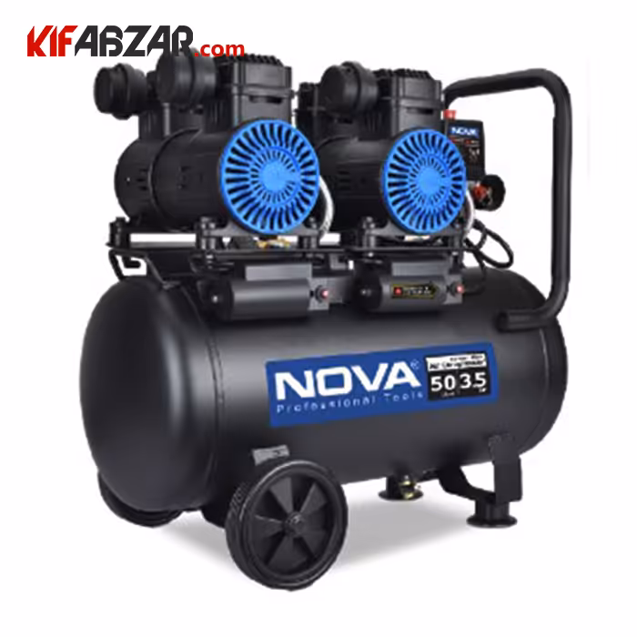 کمپرسور باد سایلنت 50 لیتری نووا مدل NTA-9151