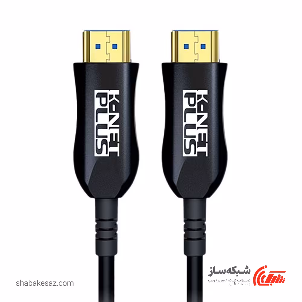 قیمت و خرید کابل HDMI فیبر نوری کی نت پلاس k-netplus KP-CHAOC800 طول 80 متر - شبکه ساز