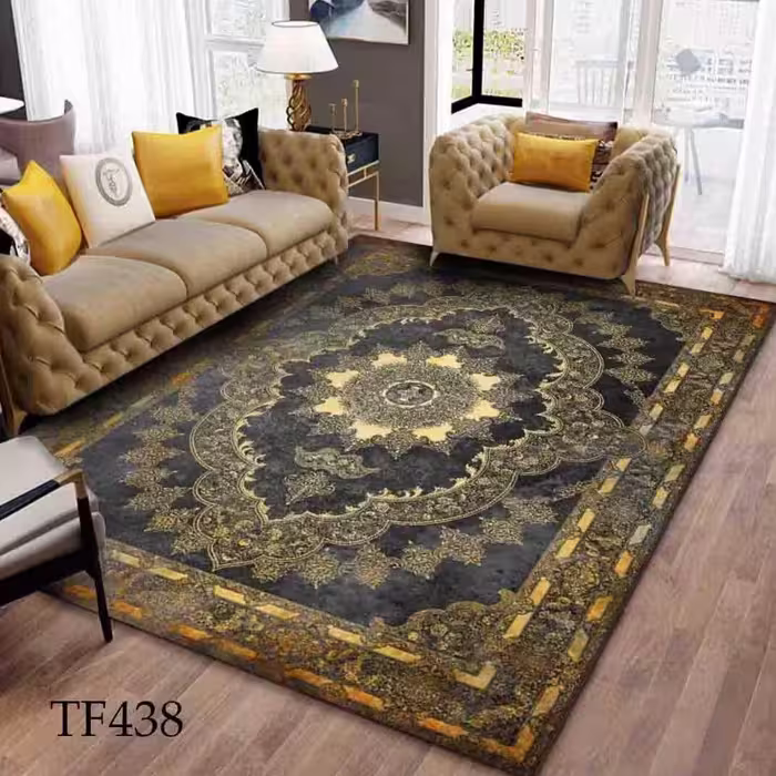 روفرشی مخمل شانل ترک تمام کشدوزی با بهترین کیفیت قابل سفارش در سایز دلخواه tf438