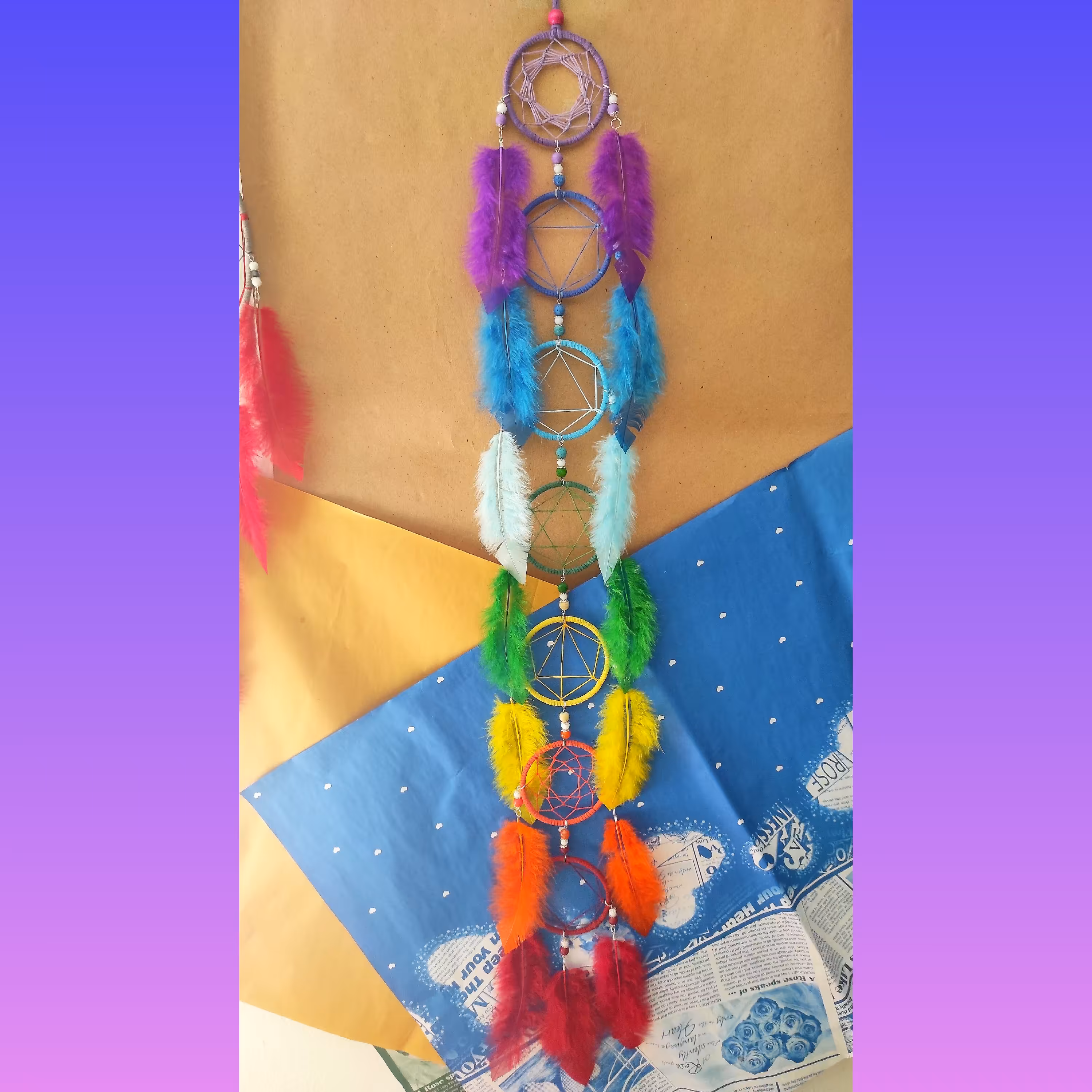 دریم کچر گردنبند آویز دیواری دکوری اتاق دکوری خانه دکوری مغازه دکوری آشپزخانه آویز درب گوشواره آویز ماشین دکور سرخپوستی