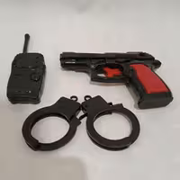 اسباب بازی،ست تفنگ ،دستبند،بی سیم،