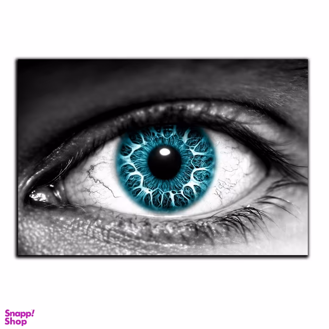 تابلو شاسی بکلیت طرح تک چشم و لنز آبی مدل SH-7393