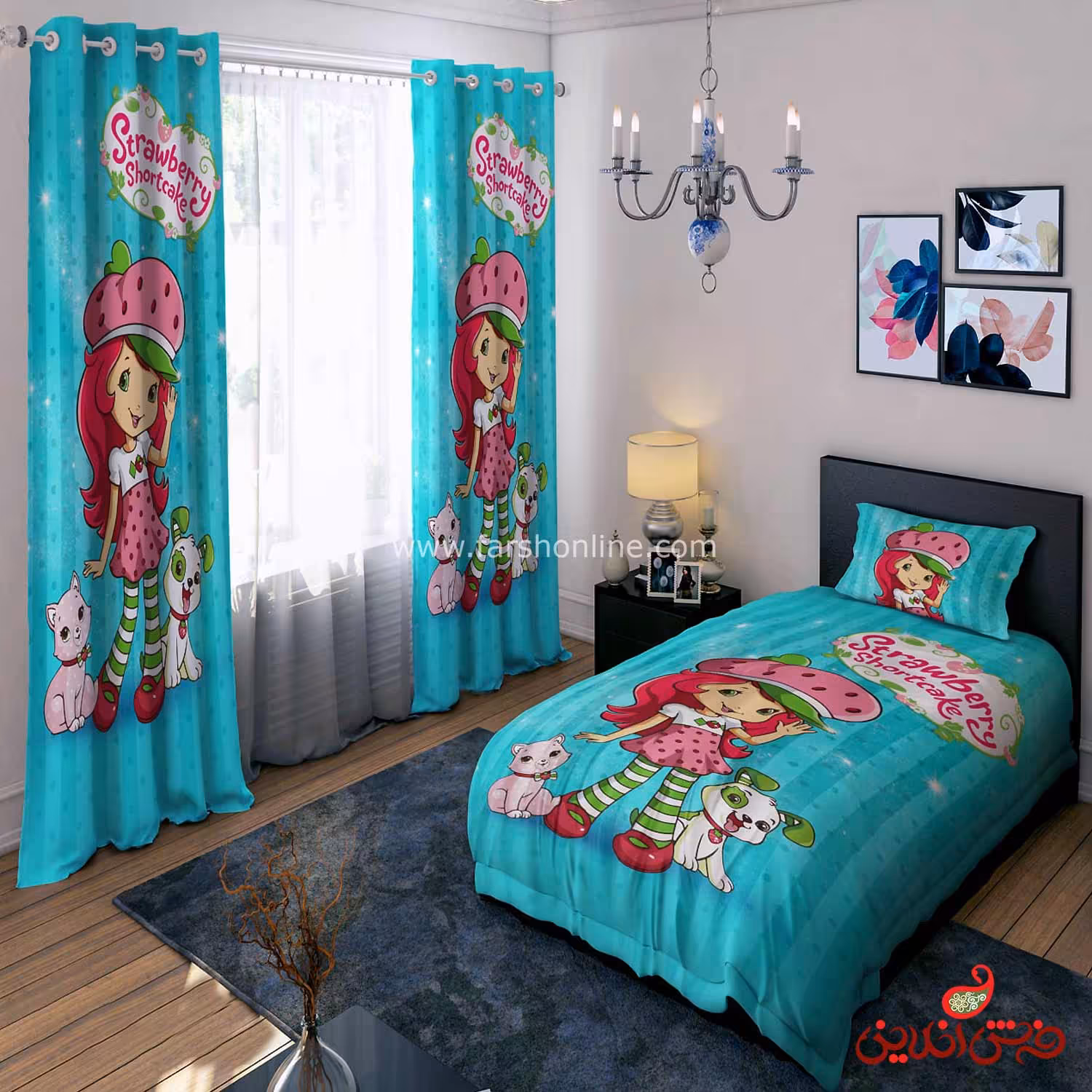 روتختی طرح دختر توت فرنگی کد 15521