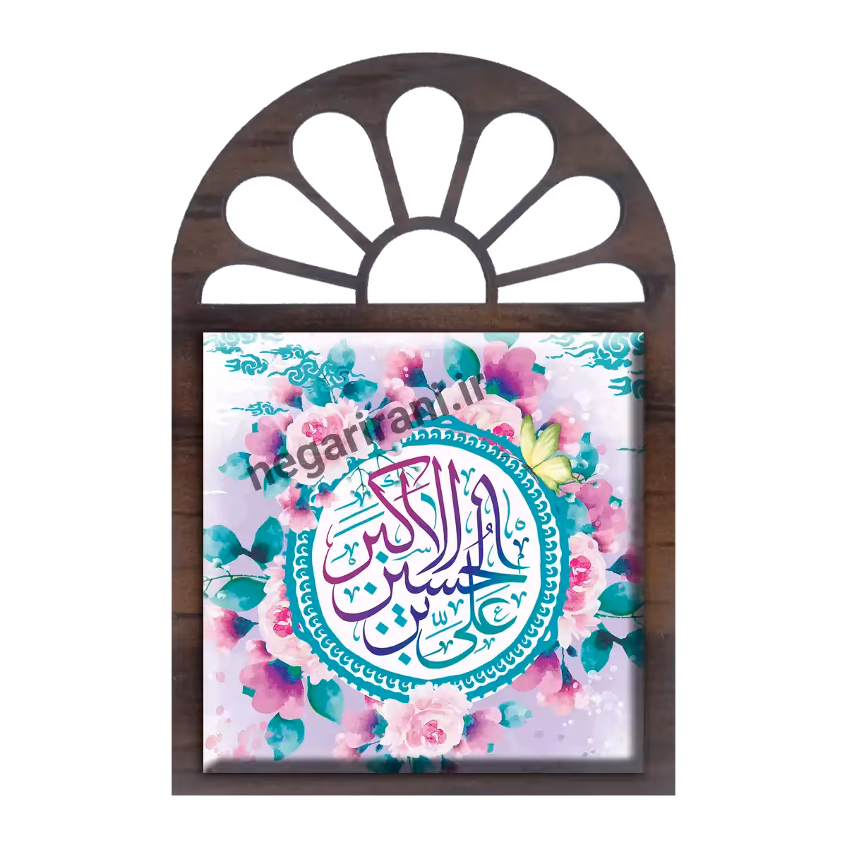 تندیس کاشی پنجره ای علی اکبر حسین مدل 2G 2