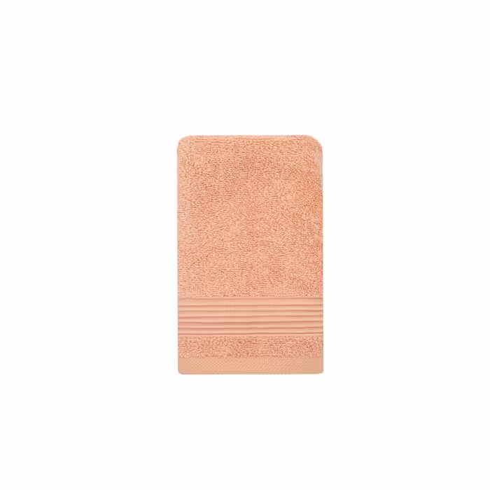 حوله دستی 40*80 مدل کارول آجری روشن لایکو | خانه سام