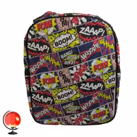 کوله پشتی فانتزی بزرگسال تک زیپ طرح بوم