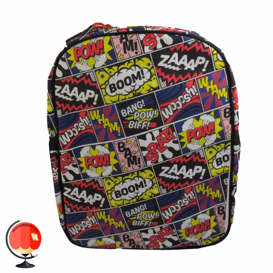 کوله پشتی فانتزی بزرگسال تک زیپ طرح بوم