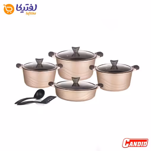 سرویس قابلمه اوشن بژ کاندید گرانیتی 10 پارچه