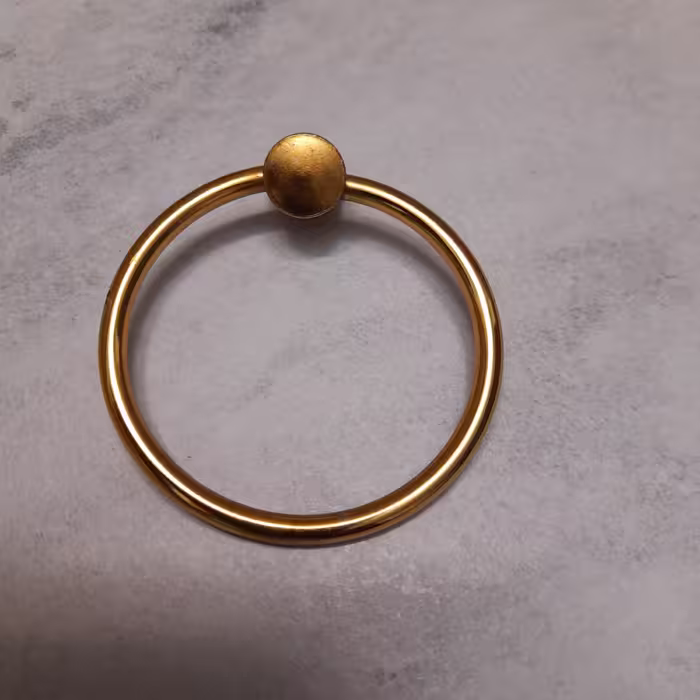 دستگیره گرد طلایی(بسته ده عددی ) پسکرایه