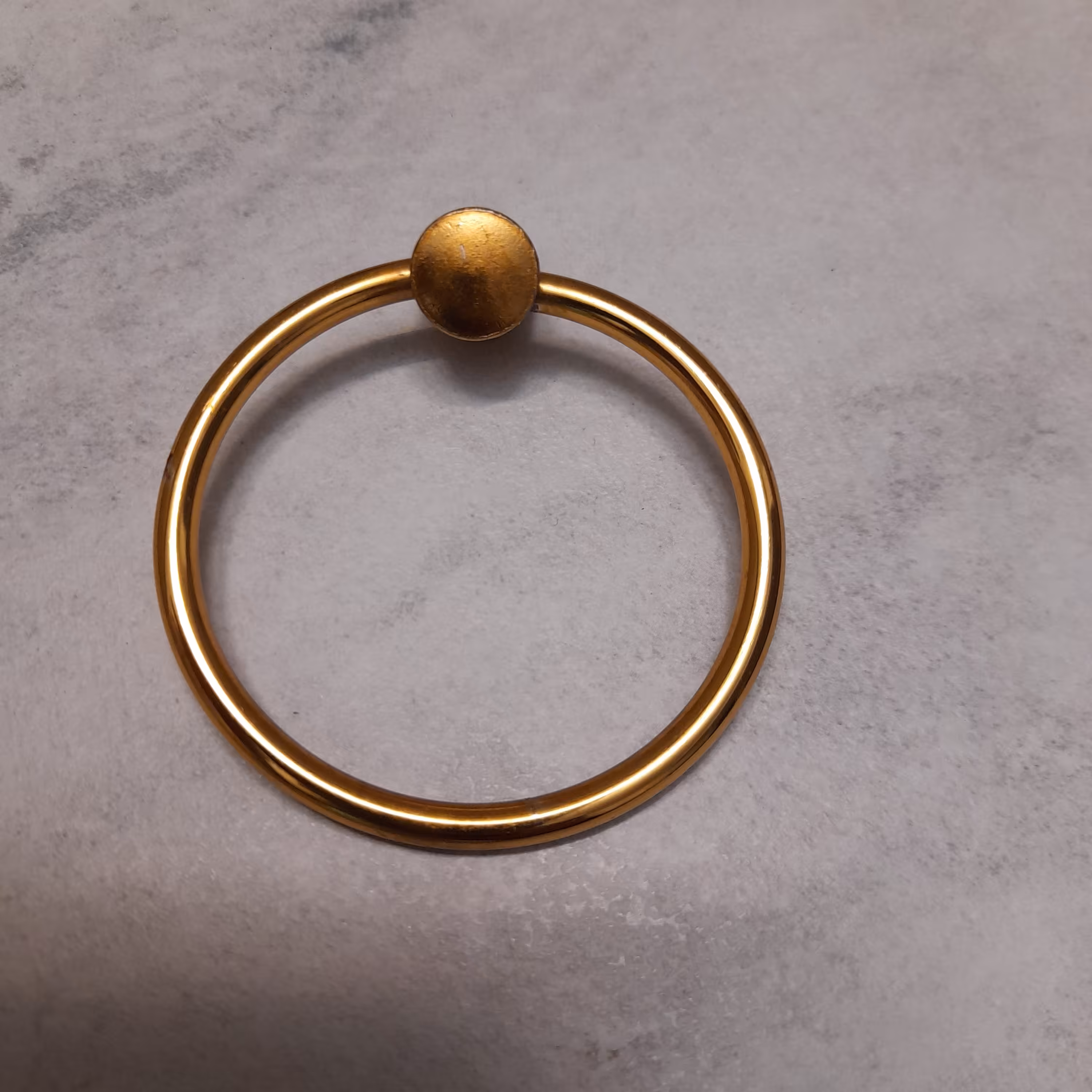 دستگیره گرد طلایی(بسته ده عددی ) پسکرایه