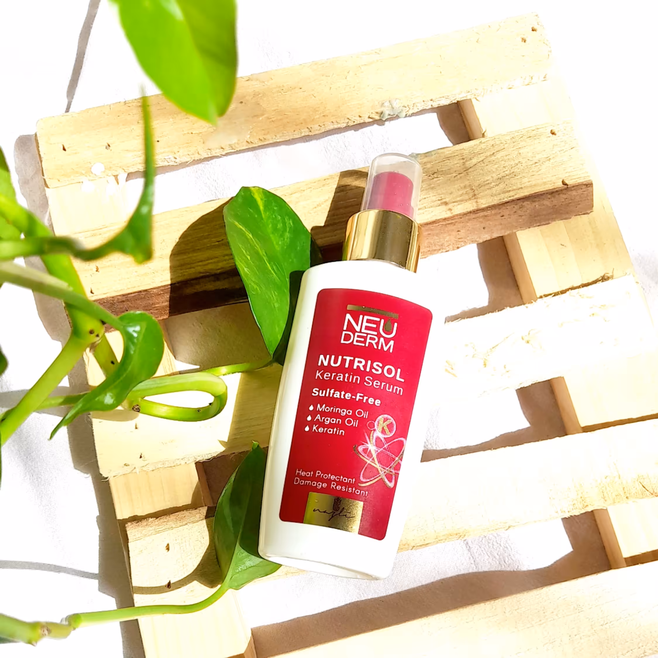 سرم موی کراتینه نرم کننده آبرسان نئودرم 