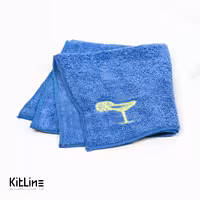 دستمال میکروفایبر آبی